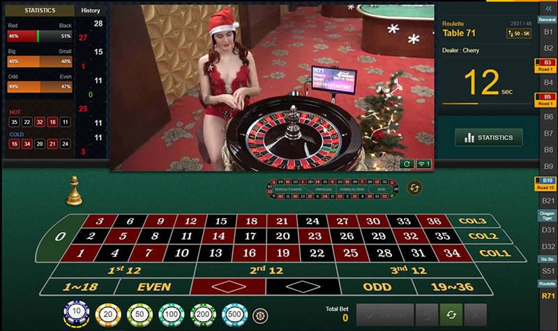 Sảnh cược Roulette Ae Sexy Gaming tại nhà cái Sv388